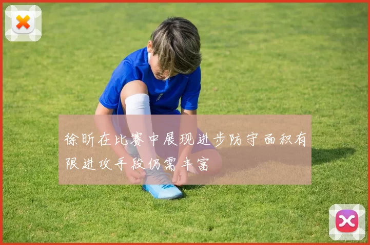徐昕在比赛中展现进步防守面积有限进攻手段仍需丰富